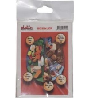 Platin Sticker Temel Besinler 8.5x12 S0021