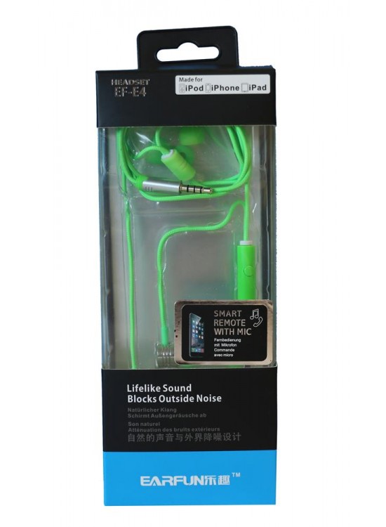 Platoon PL-2384 Kulak İçi Mikrofonlu Kulaklık Yeşil