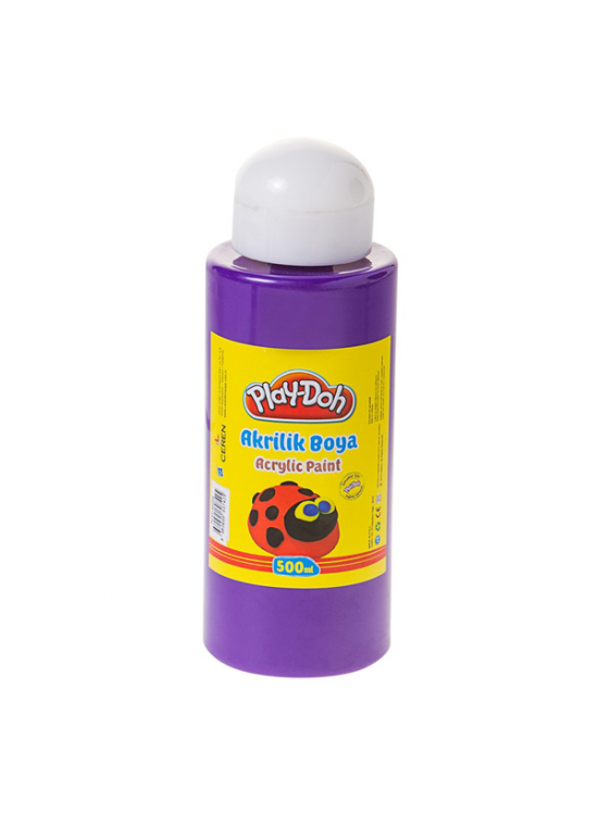 Play-Doh Akrilik Boya 500 ML Mor PLAY-AK008