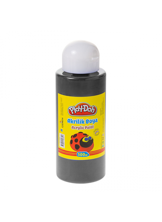 Play-Doh Akrilik Boya 500 ML Siyah PLAY-AK006