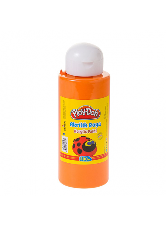 Play-Doh Akrilik Boya 500 ML Turuncu PLAY-AK009