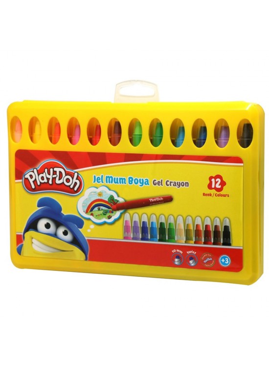 Play-Doh Jel Crayon 12 Renk PP Box PLAY-CR014