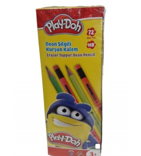 Play-Doh Kurşun Kalem Neon Silgili Play-KK026 (1 Adet)