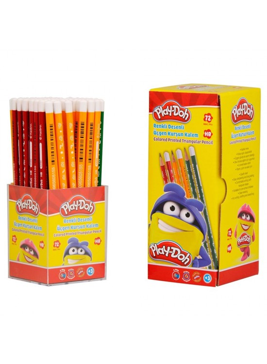 Play-Doh Kurşun Kalem Renkli Üçgen PLAY-KK006 (1 Adet)