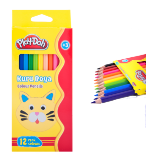 Play-Doh Kuru Boya Tam Boy 12 Renk PLAY-KU001