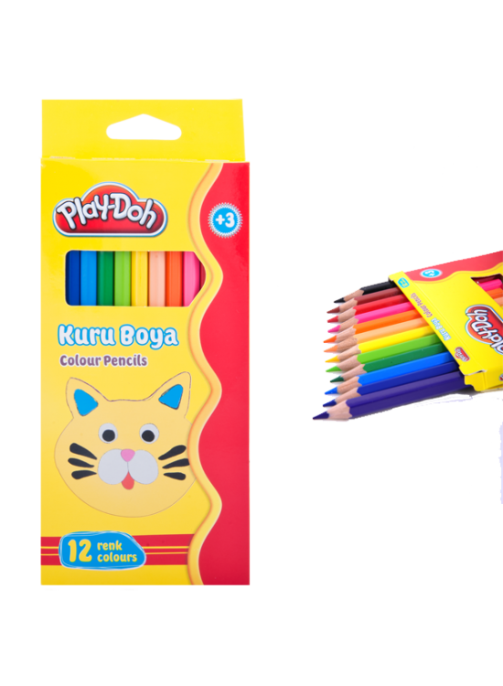 Play-Doh Kuru Boya Tam Boy 12 Renk PLAY-KU001