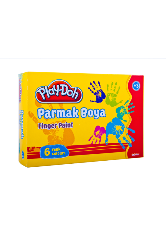 Play-Doh Parmak Boyası 30 ML 6 Renk PLAY-PR001