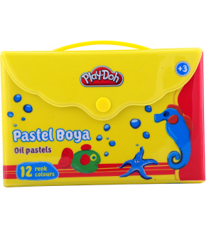 Play-Doh Pastel Boya Çantalı 12 Renk PLAY-PA005