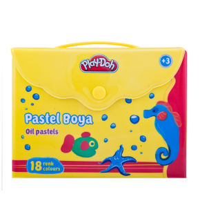 Play-Doh Pastel Boya Çantalı 18 Renk PLAY-PA006