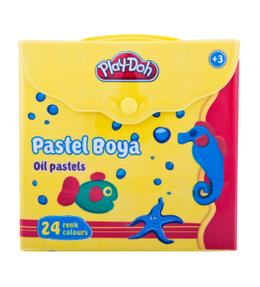 Play-Doh Pastel Boya Çantalı 24 Renk PLAY-PA007