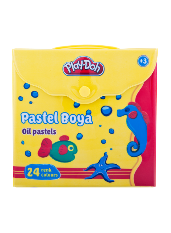Play-Doh Pastel Boya Çantalı 24 Renk PLAY-PA007