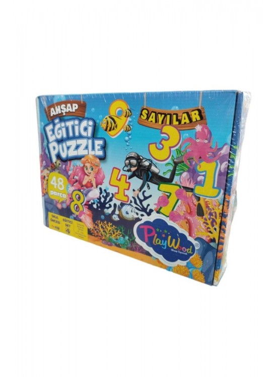 Play Wood Ahşap Eğitici Hafıza Kartları Sayılar ONY-23