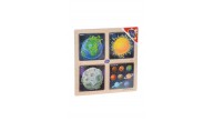 Play Wood Ahşap Eğitici Puzzle Gezegen/Denizaltı/Spor/Hav