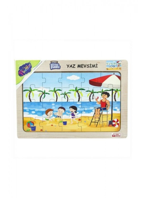 Play Wood Ahşap Eğitici Puzzle Yaz Mevsimi ONY-117