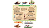 Play Wood Ahşap Tutmalı Deniz ve Hava Taşıtları ONY-325/6
