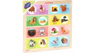 Play Wood Ahşap Tutmalı Eşleştirme Hayvan Yaş ONY-363/364