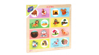 Play Wood Ahşap Tutmalı Eşleştirme Hayvan Yaş ONY-363/364