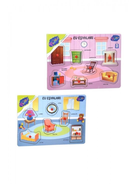 Play Wood Ahşap Tutmalı Ev Eşyaları Ony-281/282