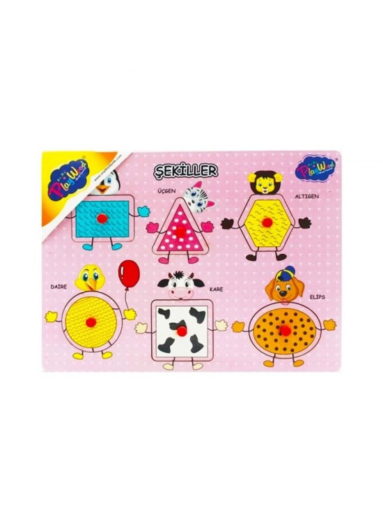 Play Wood Ahşap Tutmalı Geometrik Şekiller ONY-202/203 Play Wood Ahşap Tutmalı Geometrik Şekiller ONY-202/203