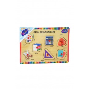 Play Wood Ahşap Tutmalı Okul Malzemeleri ONY-196/197