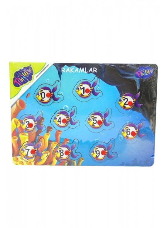 Play Wood Ahşap Tutmalı Rakamlar ONY-161