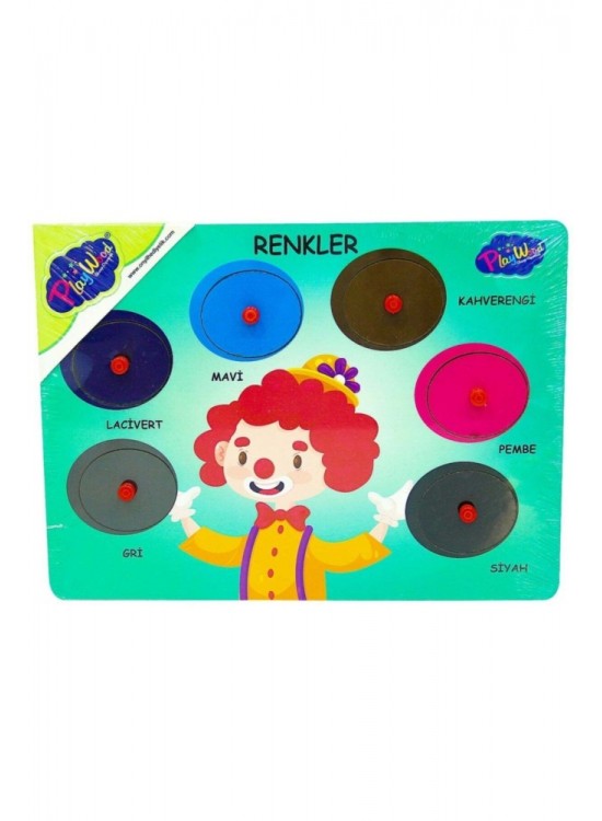 Play Wood Ahşap Tutmalı Renkler ONY-153