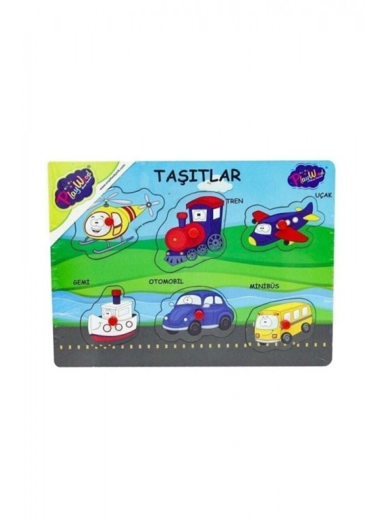 Play Wood Ahşap Tutmalı Taşıtlar ONY-145