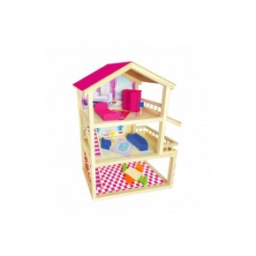 Play Wood Kutuda Ahşap Ev Seti