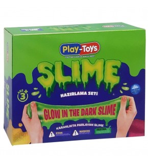 Playtoys Dıy Slime Set Glow İn The Dark-Karanlıkta parlayan Slime
