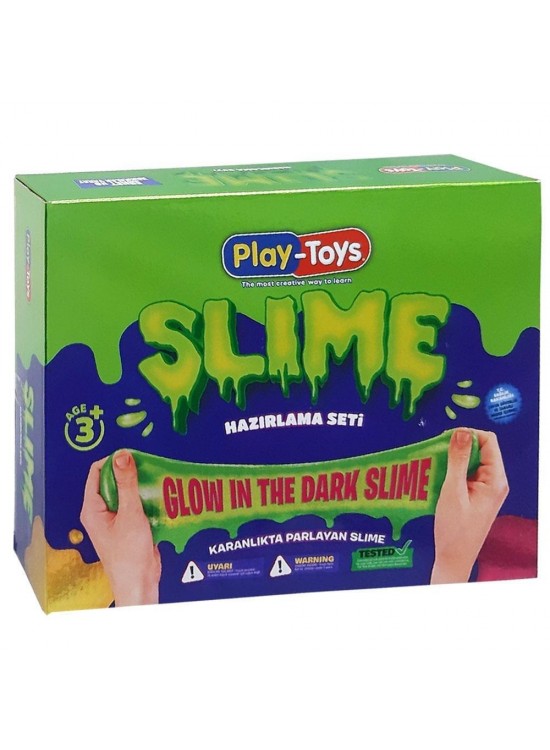 Playtoys Dıy Slime Set Glow İn The Dark-Karanlıkta parlayan Slime