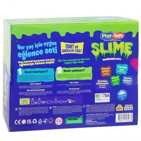 Playtoys Dıy Slime Set Glow İn The Dark-Karanlıkta parlayan Slime