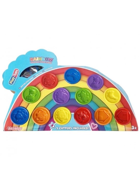 Playtoys Rainbow Set 13x25gr +5 Molds