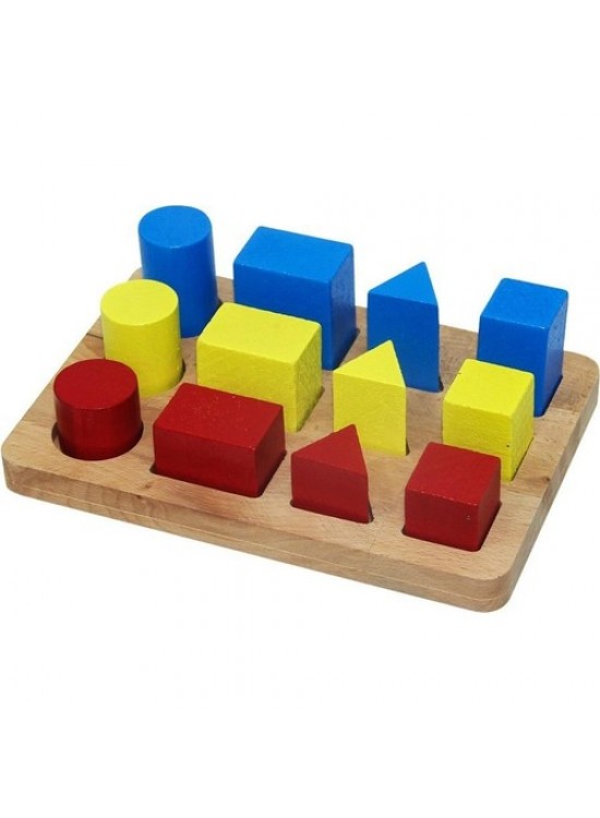 Playwood Ahşap Geometri Küçükten Büyüğe Ony- 314