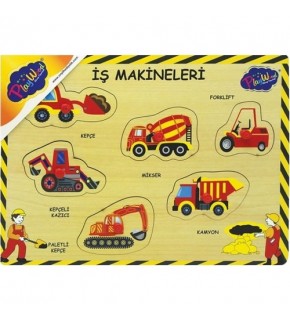 Playwood Ahşap Tutmalı İş Makinaları Ony-194/195