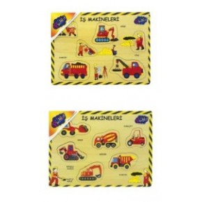 Playwood Ahşap Tutmalı İş Makinaları Ony-194/195