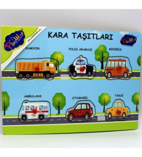Playwood Ahşap Tutmalı Kara-Hava Taşıtları Ony-147/148