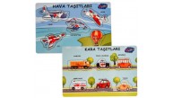Playwood Ahşap Tutmalı Kara-Hava Taşıtları Ony-147/148