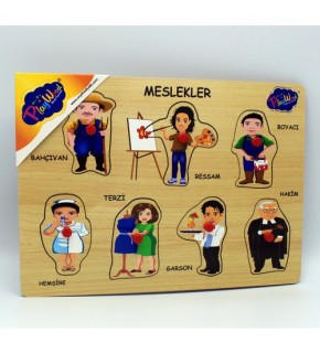 Playwood Ahşap Tutmalı Meslekler Ony-163/164/165