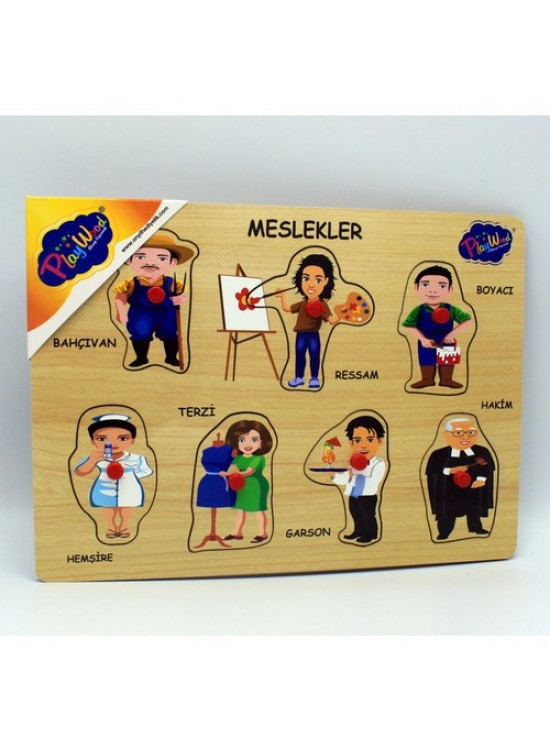 Playwood Ahşap Tutmalı Meslekler Ony-163/164/165