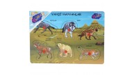 Playwood Ahşap Tutmalı Vahşi Hayvanlar ONY-328/329