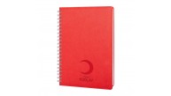 PLEVNE KIRMIZI KARELİ TARİHSİZ SPİRALLİ DEFTER (20x28 CM) PLEVNE KIRMIZI KARELİ TARİHSİZ SPİRALLİ DEFTER (20x28 CM)