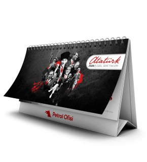 PM-53 ATATÜRK ÜÇGEN SIVAMA AYAK MASA TAKVİMİ