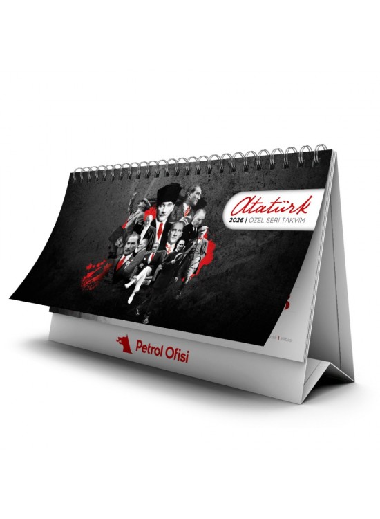 PM-53 ATATÜRK ÜÇGEN SIVAMA AYAK MASA TAKVİMİ