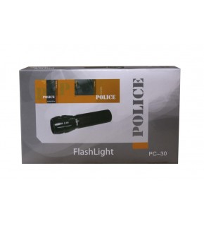 Polıce PC-30 Cree Led+zoom El Feneri ( 3 Tane İnce Kalem Pille Çalışır)