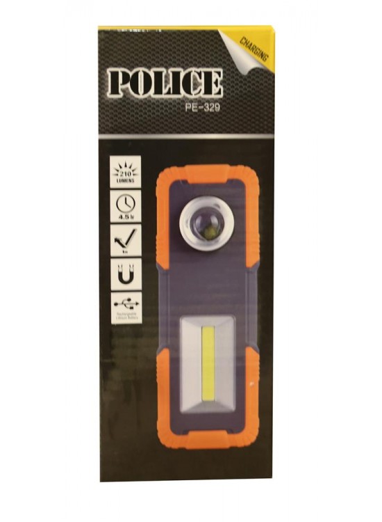 Police PE-329 Magnetli, Şarjlı Tamirci Feneri