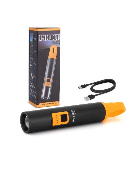 Polıce PS-305 Şarj Göstergeli, Powerbank Özellikli,Şarjlı  El Feneri