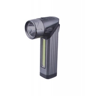 Polıce PS-345 Şarj Göstergeli,Aydınlatma Işıklı,90 Derece Oynar Başlıklı Şarjlı  El Feneri