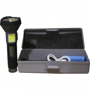 Polıce PS-356  Enerji Göstergeli, Yan Aydınlatma ve Powerbank Özellikli Şarjlı El Feneri