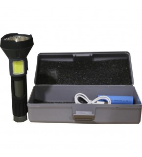 Polıce PS-356  Enerji Göstergeli, Yan Aydınlatma ve Powerbank Özellikli Şarjlı El Feneri