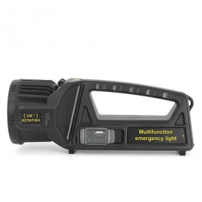 Polıce PS-388  Spot Fener Powerbank Özellikli Solarlı (Güneş Enerji) Şarjlı 180 Derece Oynar Başlık